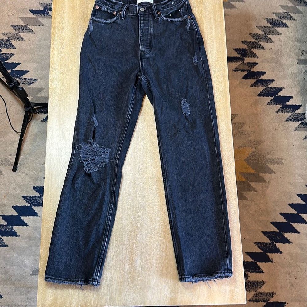 Abercrombie & Fitch High Rise Dad jeans‎
